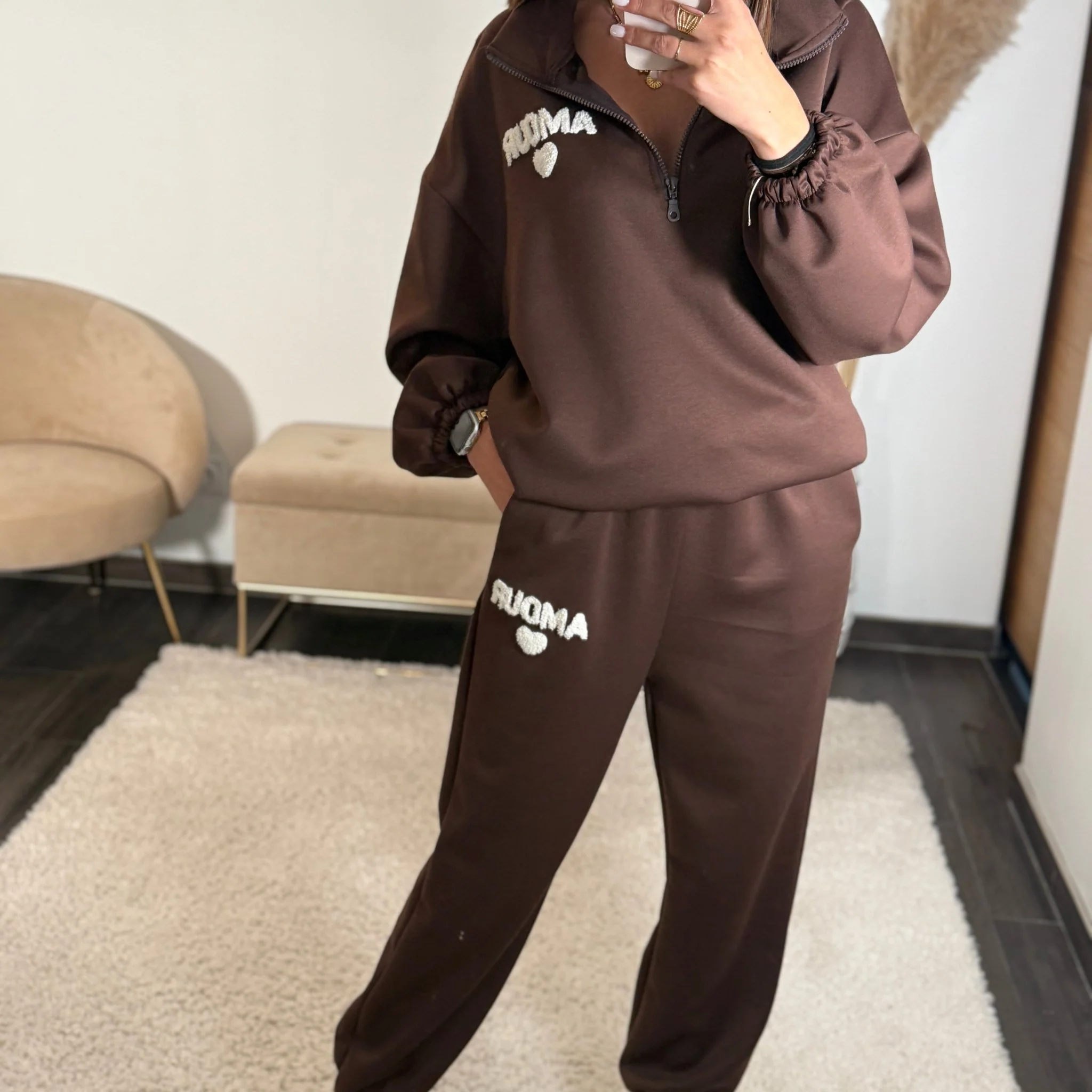 ENSEMBLE SURVETEMENT AMOUR CHOCOLAT - Image 6