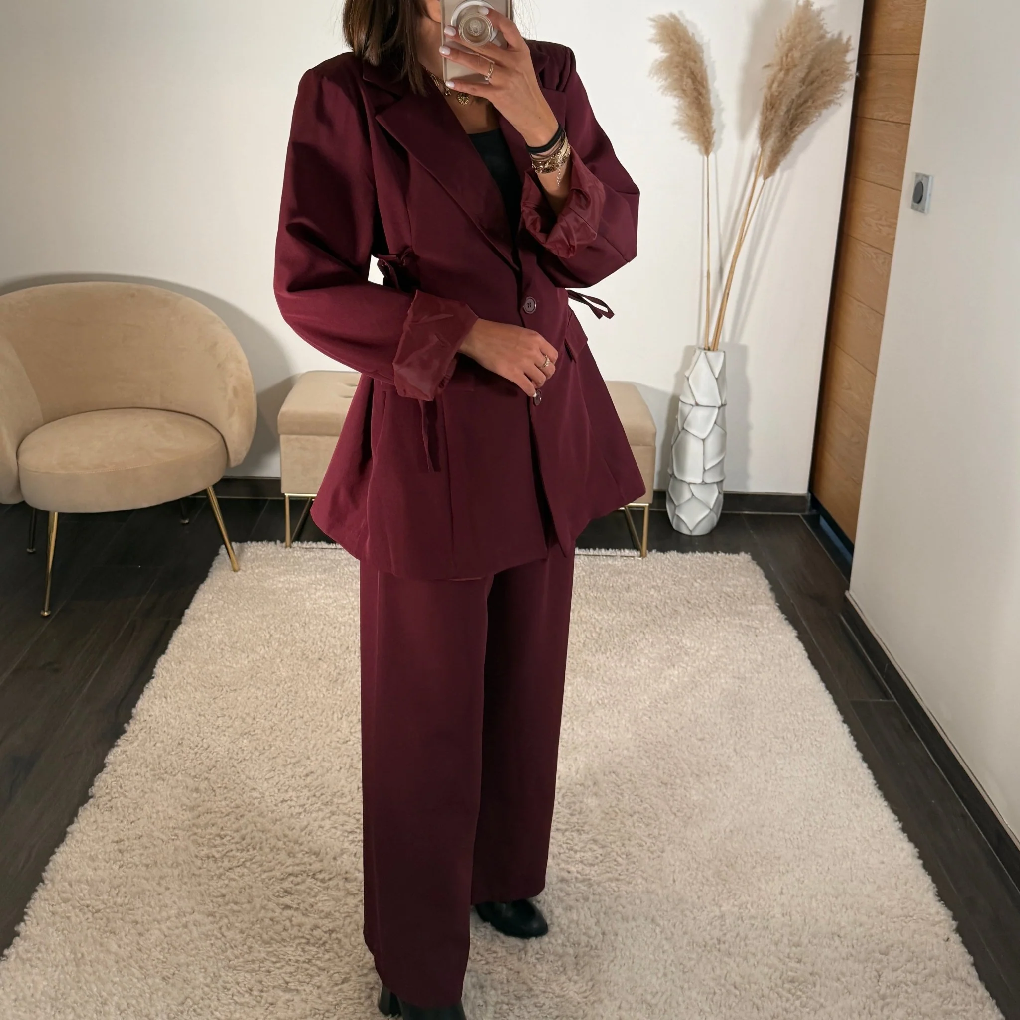 ENSEMBLE TAILLEUR BORDEAUX ADAM - Image 3