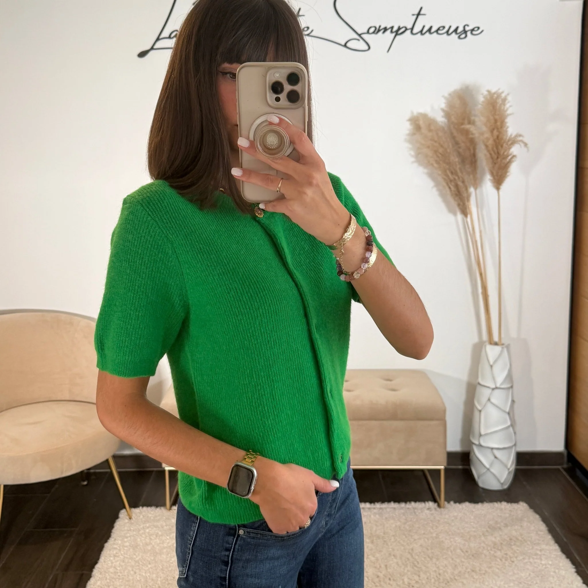 GILET VERT ANTOINE