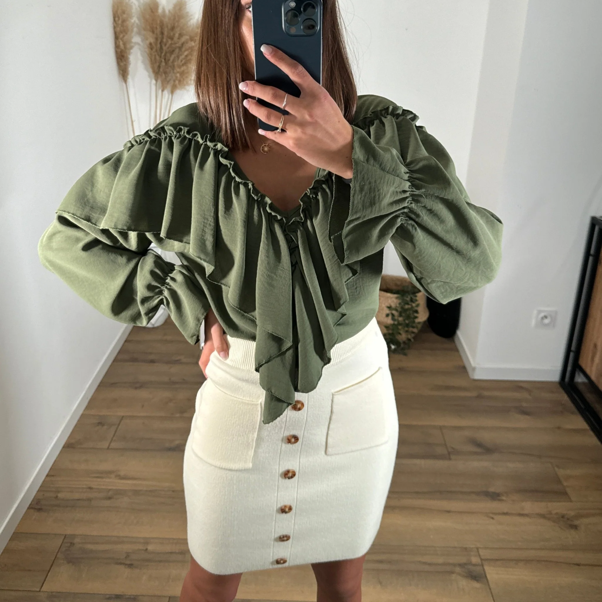 JUPE BEIGE ANDREANE - Image 2