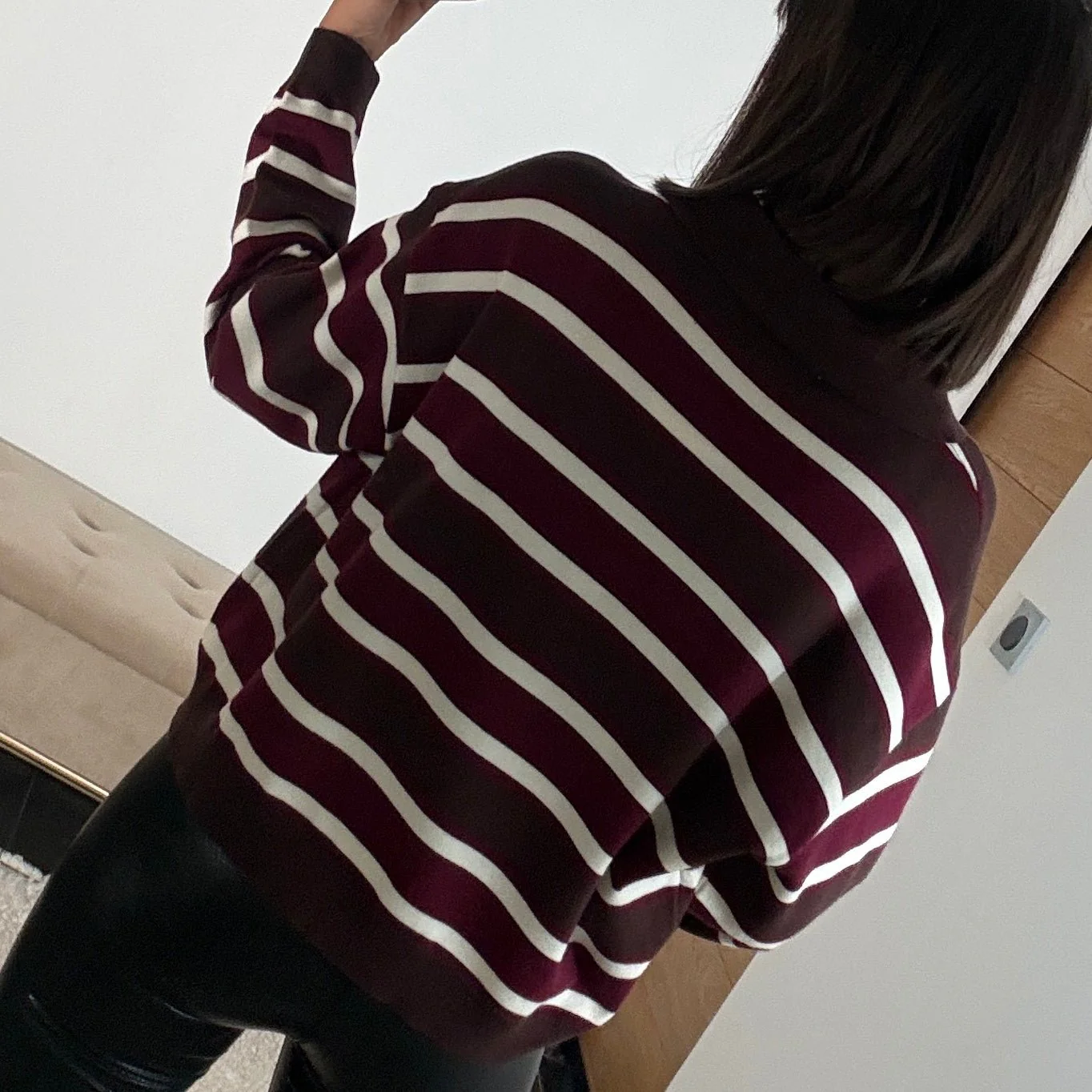 PULL BORDEAUX/CHOCO POLO - Image 4