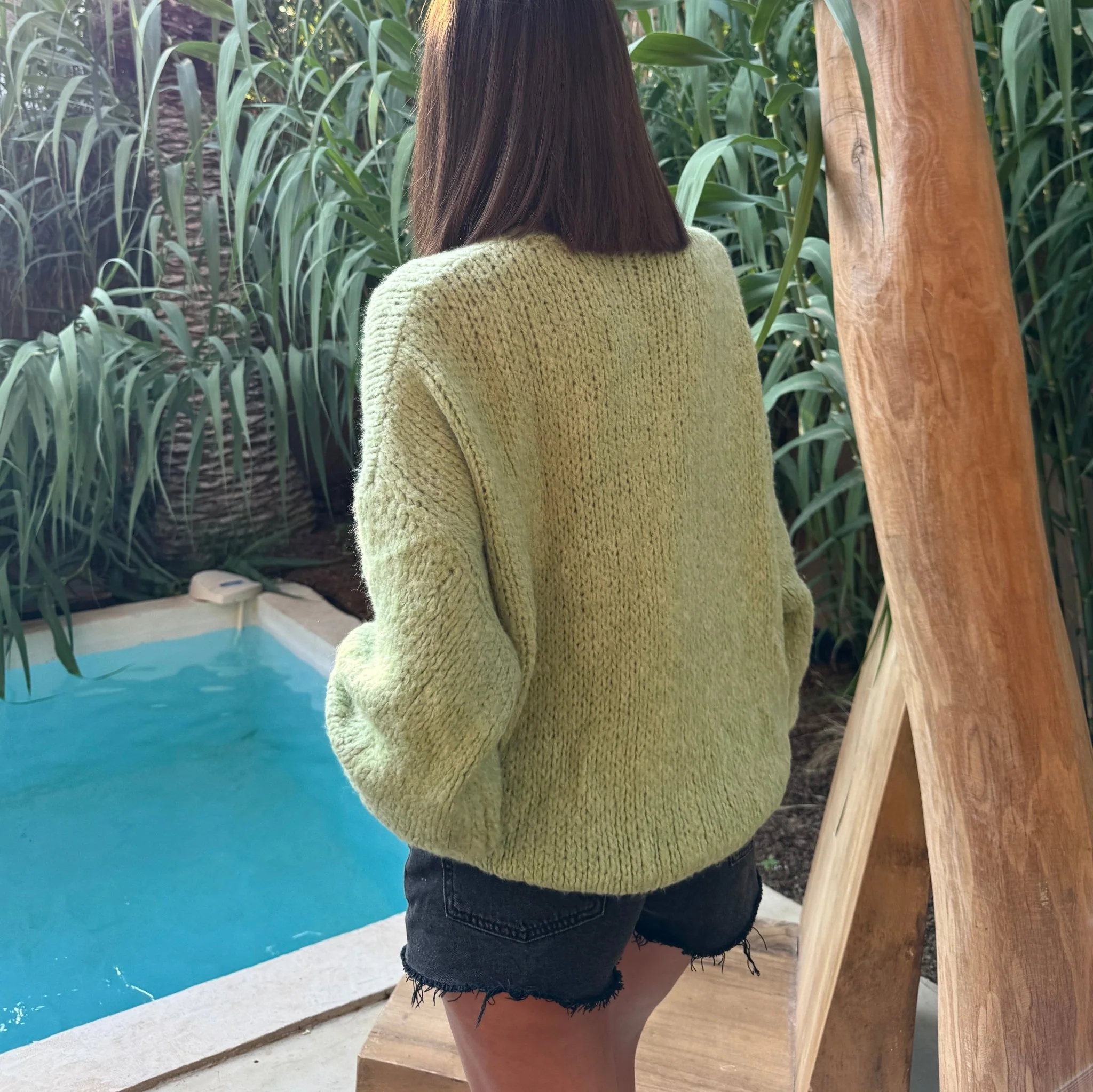 PULL NOEUD VERT SOAN - Image 3