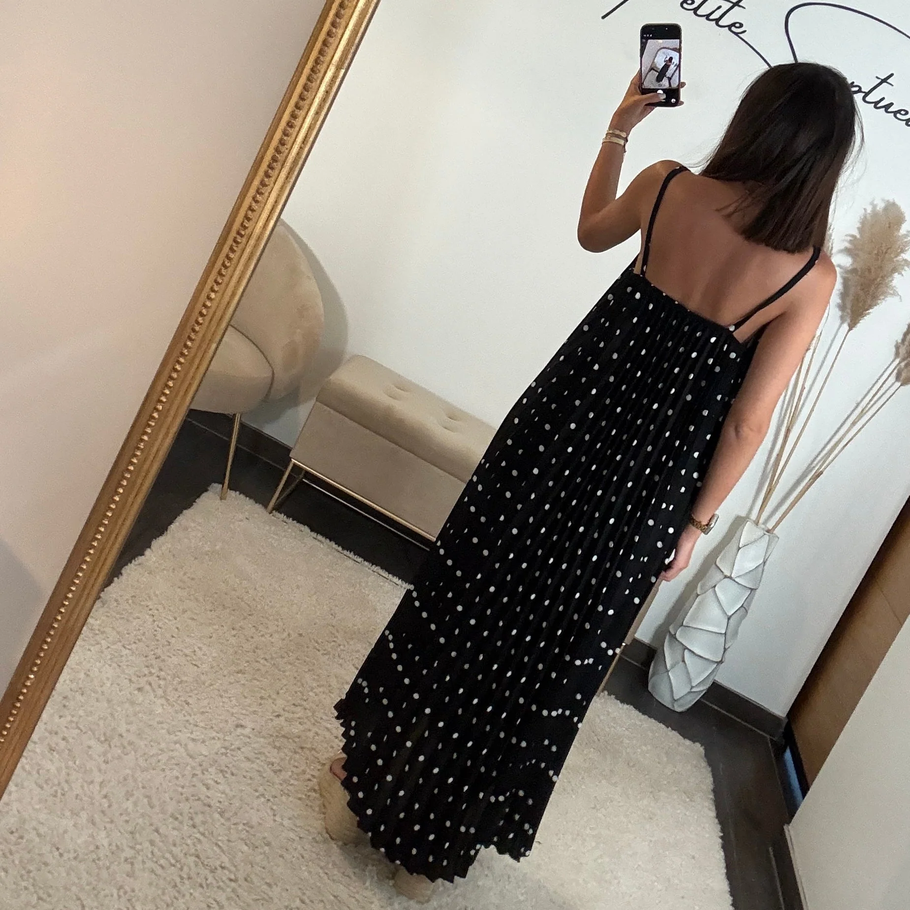 ROBE A POIS NOIRE SOFIA - Image 4