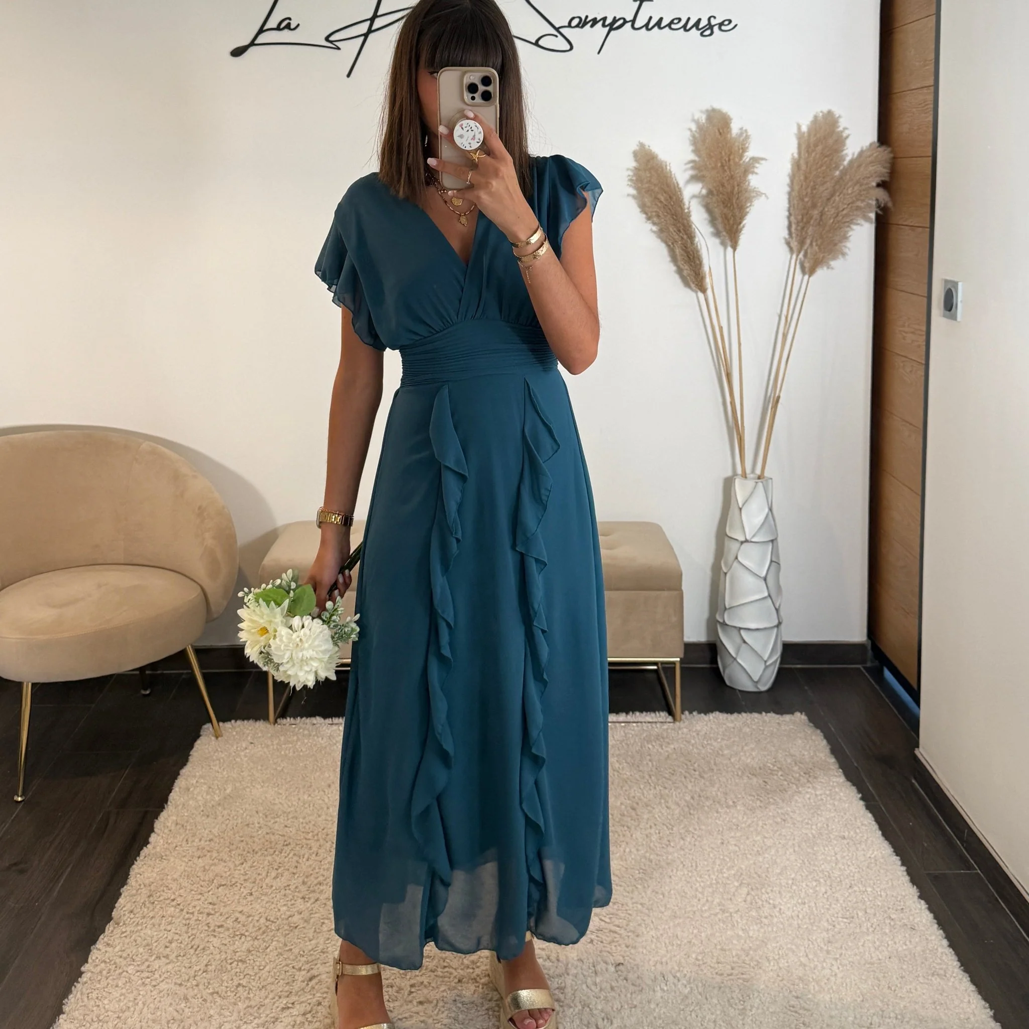 ROBE BLEU ALICIA