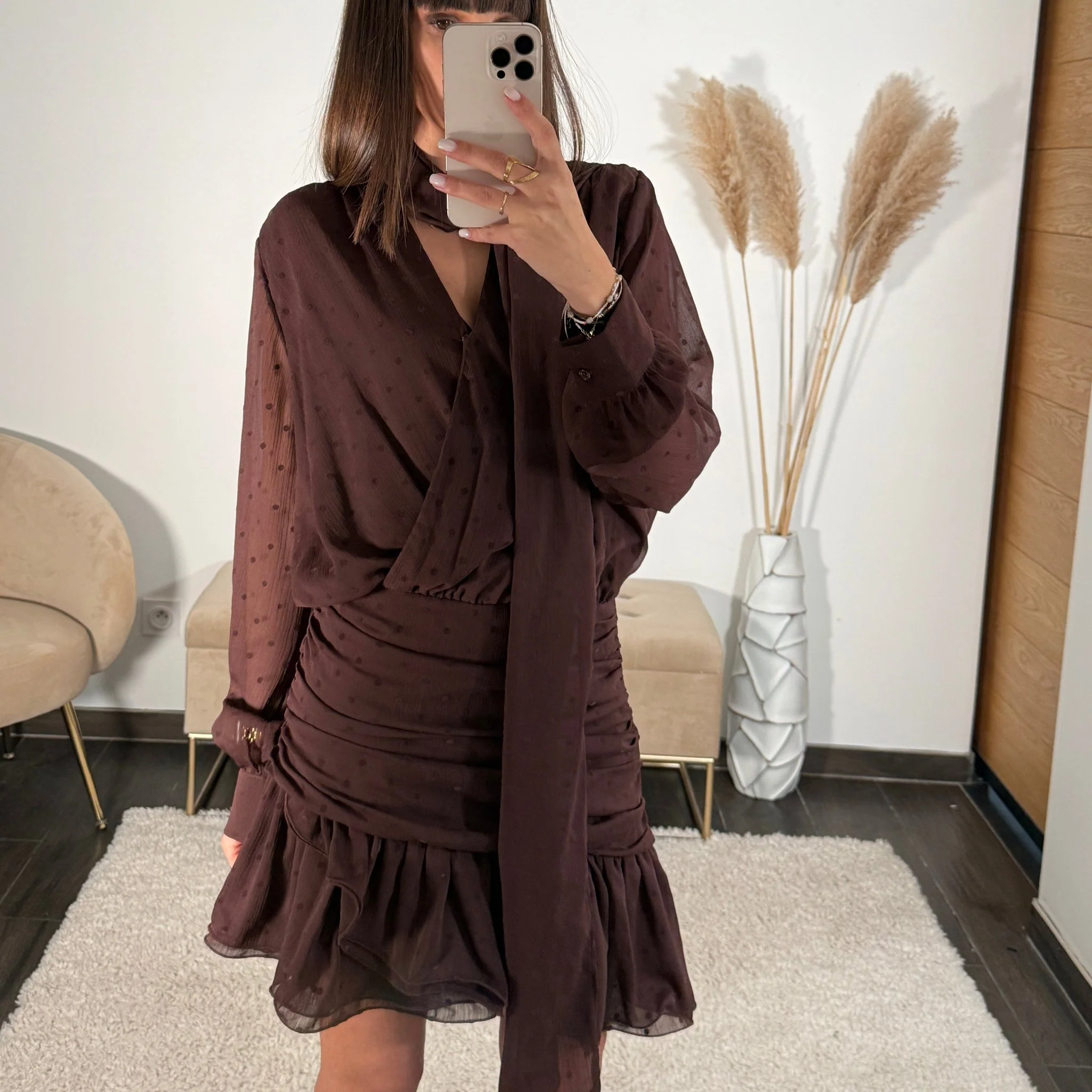 ROBE CHOCO A POIS OLIVIA - Image 2