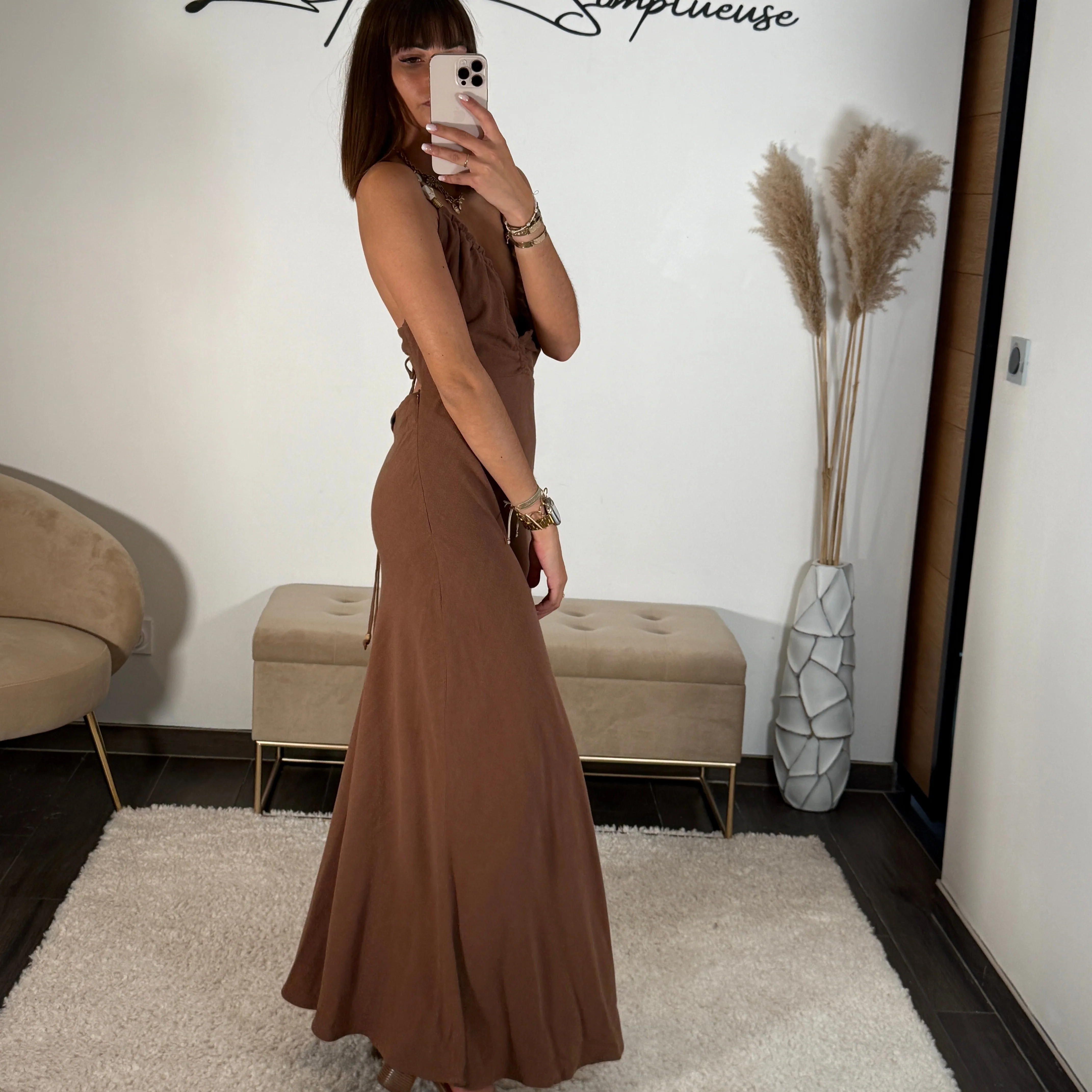 ROBE MARRON POLENA - Image 2