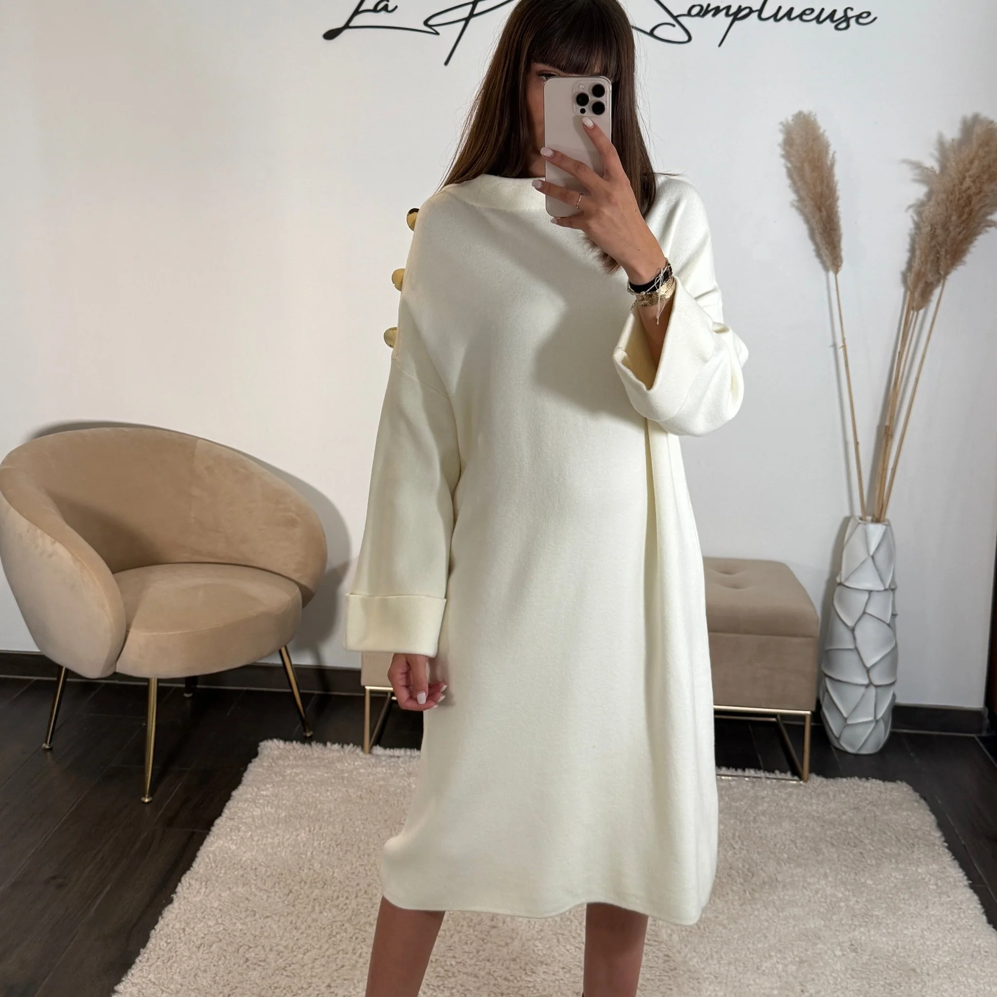 ROBE PULL BLANCHE FERDA - Image 3