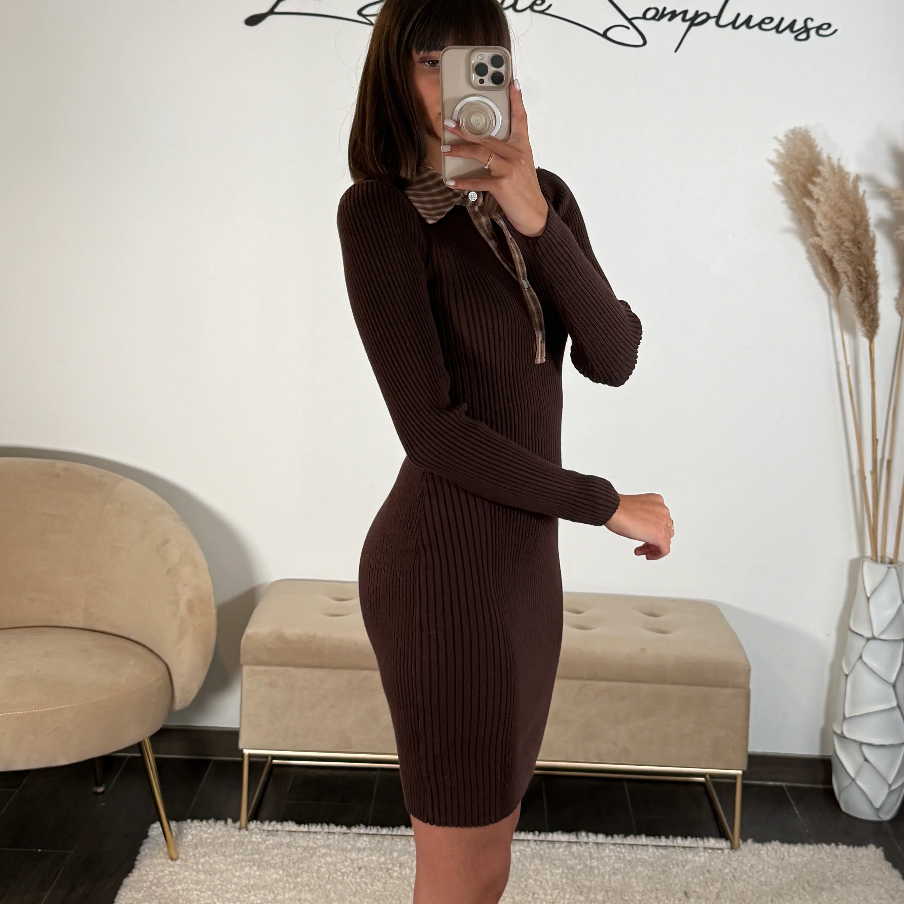 ROBE PULL CHEMISE CHOCO SCHOOL - Image 3