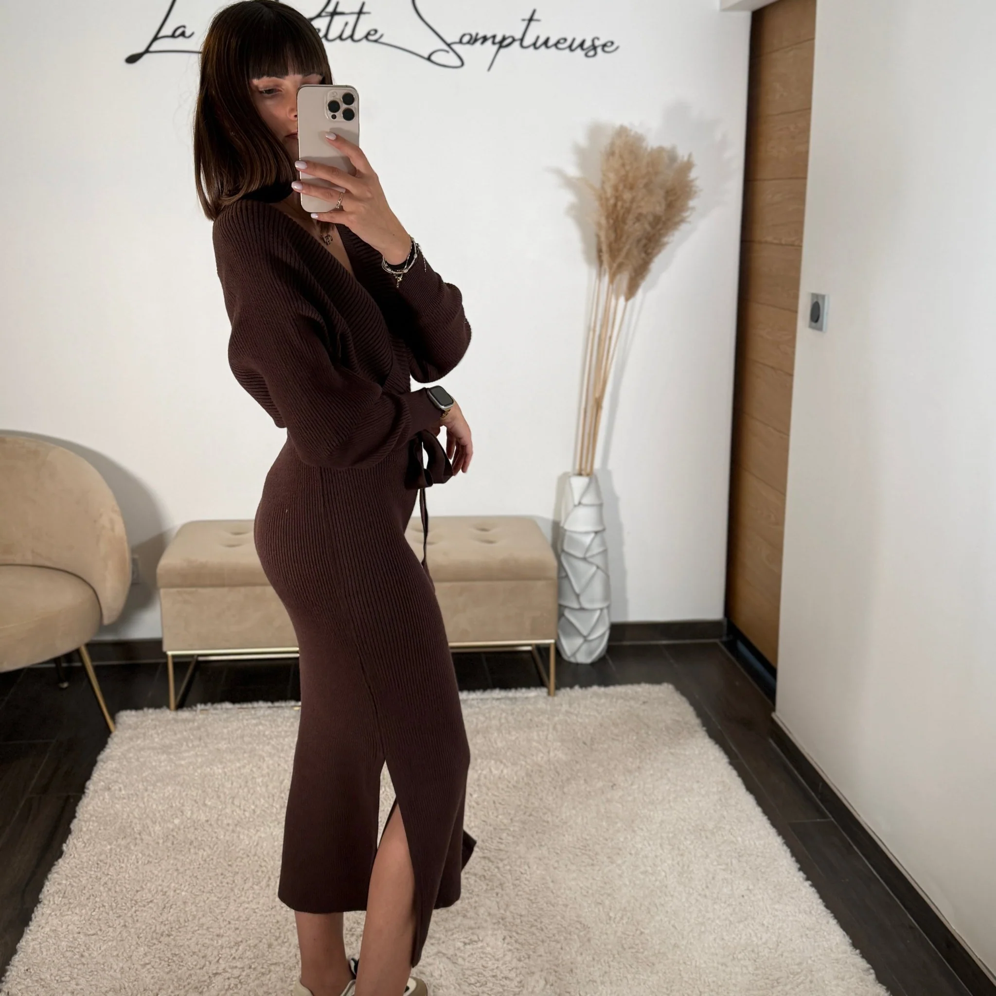 ROBE PULL CHOCO ANAIS - Image 2