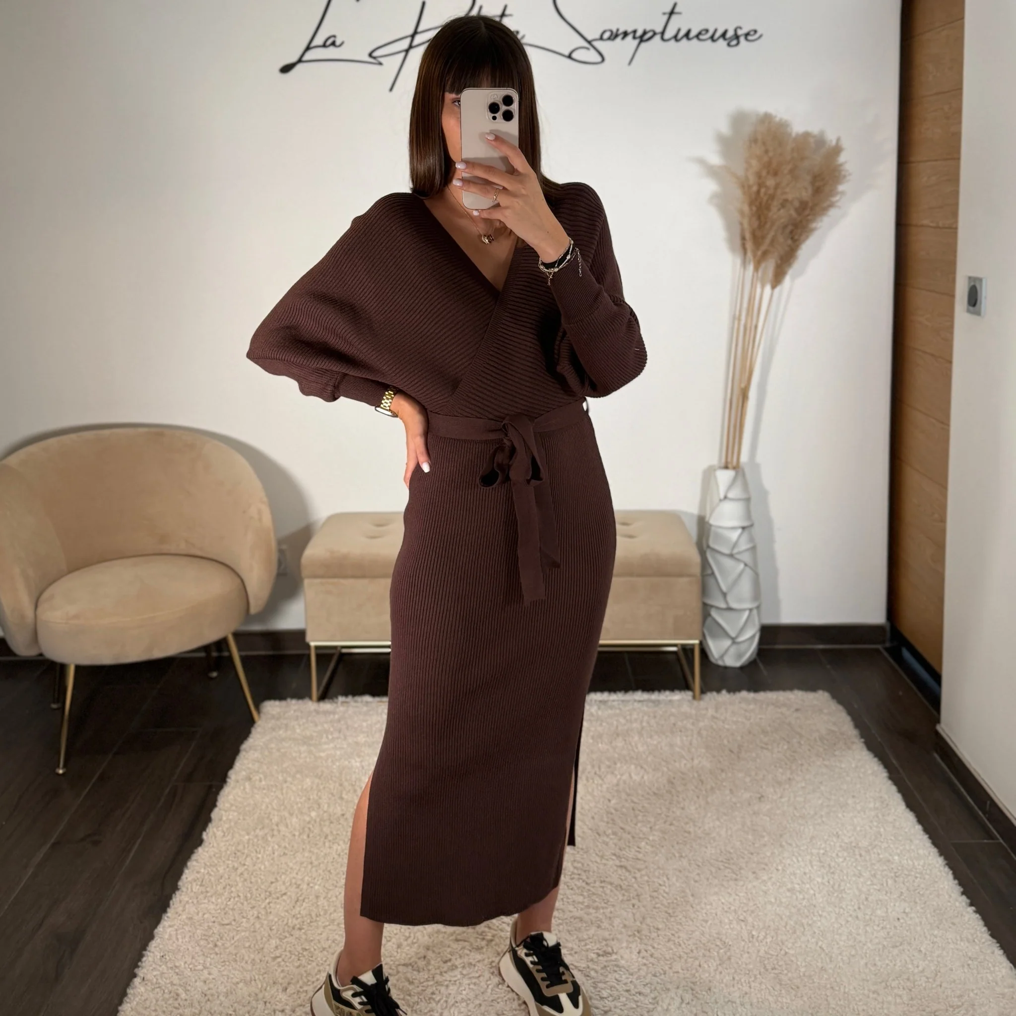 ROBE PULL CHOCO ANAIS - Image 3