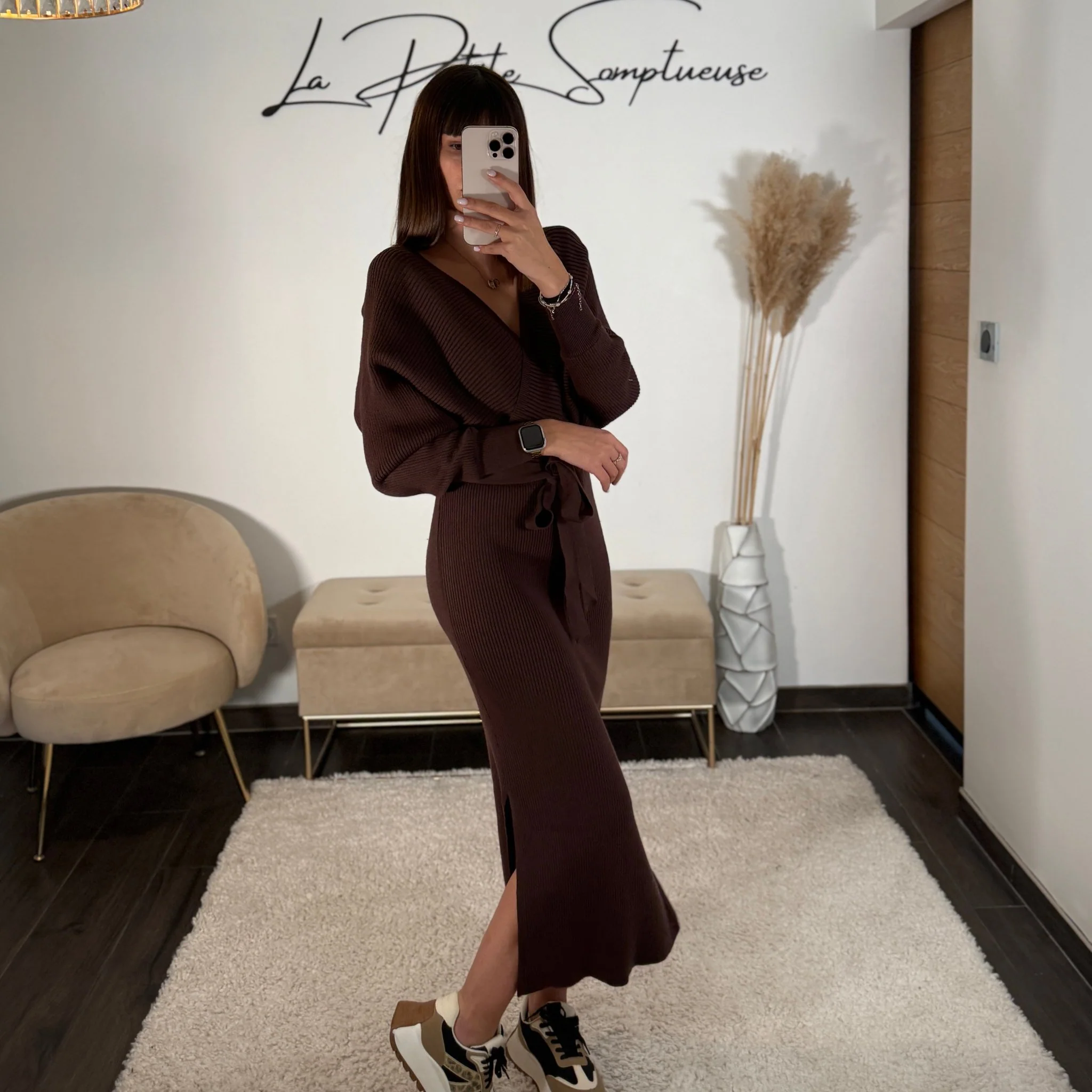 ROBE PULL CHOCO ANAIS - Image 4