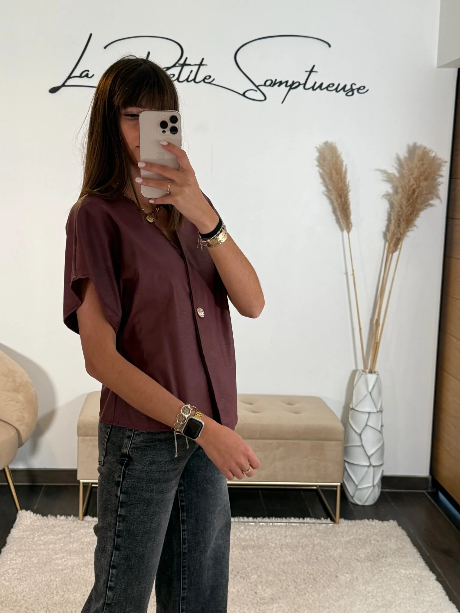 TOP BORDEAUX SIMILICUIR JUNY - Image 3