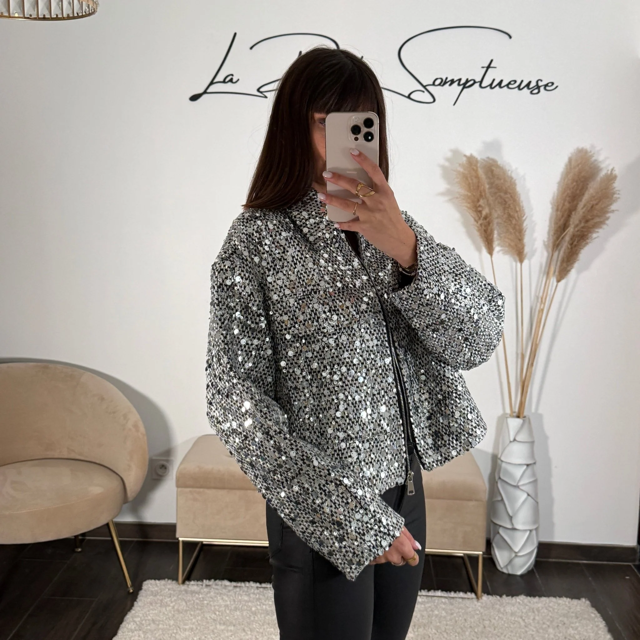 VESTE SILVER SHINY - Image 2